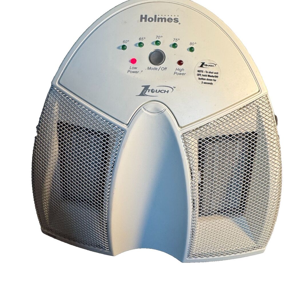 HOLMES Twin Ceramic Space Heater Model HCH4125 1100-1500 Watt -Variable Settings